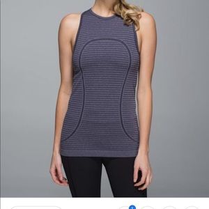 Lululemon High neck swiftly tank. Size 4